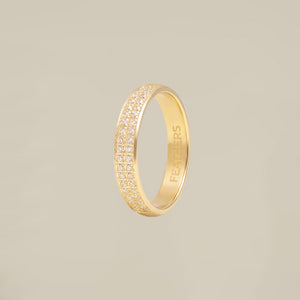 Double Crystal Line Ring