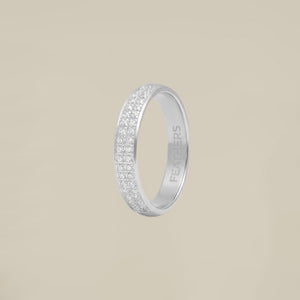 Double Crystal Line Ring