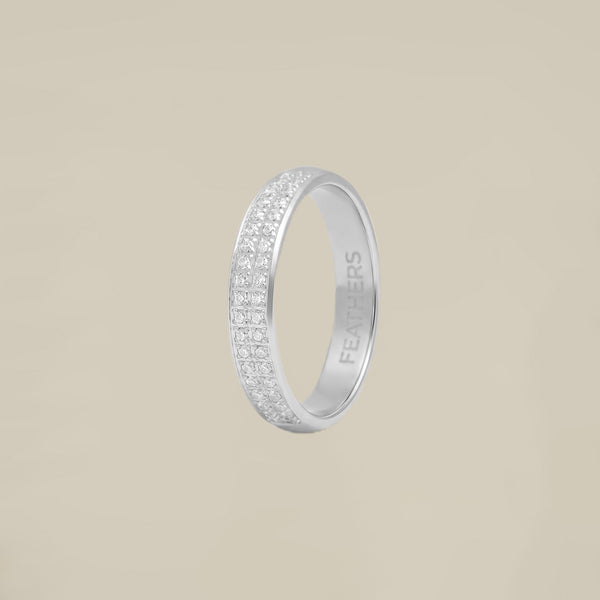 Double Crystal Line Ring