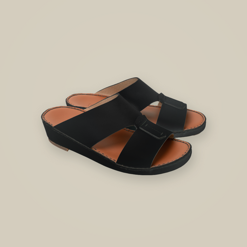 Sealed Leather Buckle Sandal