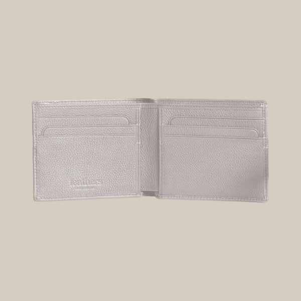 The Classic Code Pebbled Slim Billfold Leather Wallet