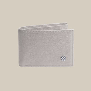The Classic Code Pebbled Slim Billfold Leather Wallet
