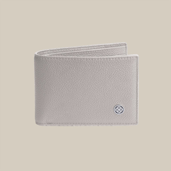 The Classic Code Pebbled Slim Billfold Leather Wallet