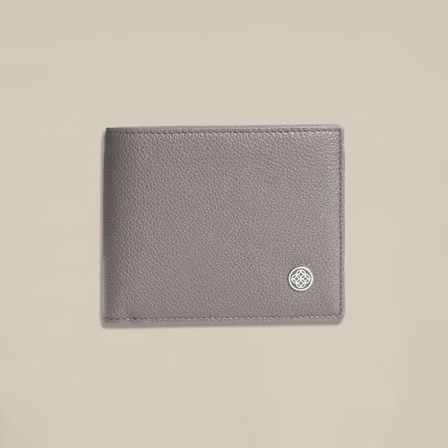 The Classic Code Pebbled Billfold Leather Wallet