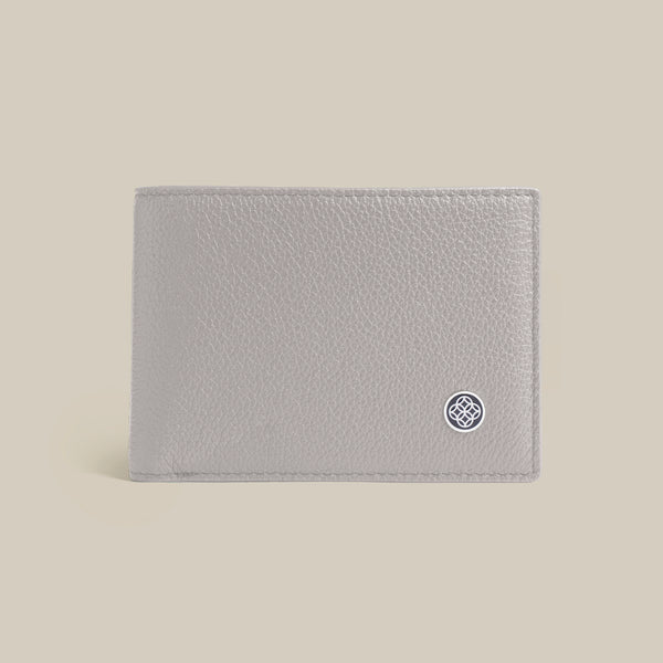The Classic Code Pebbled Slim Billfold Leather Wallet
