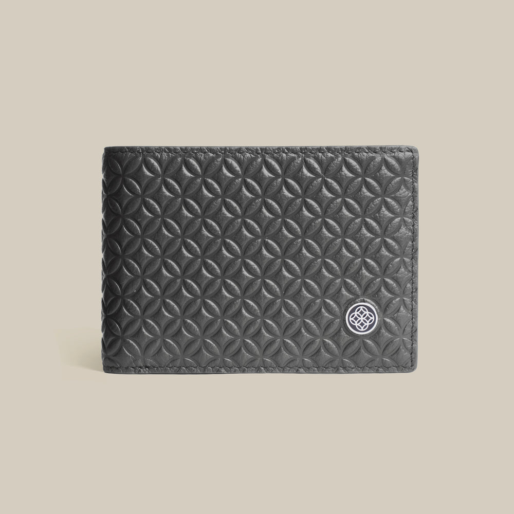 The Classic Code Monogram Slim Billfold Leather Wallet