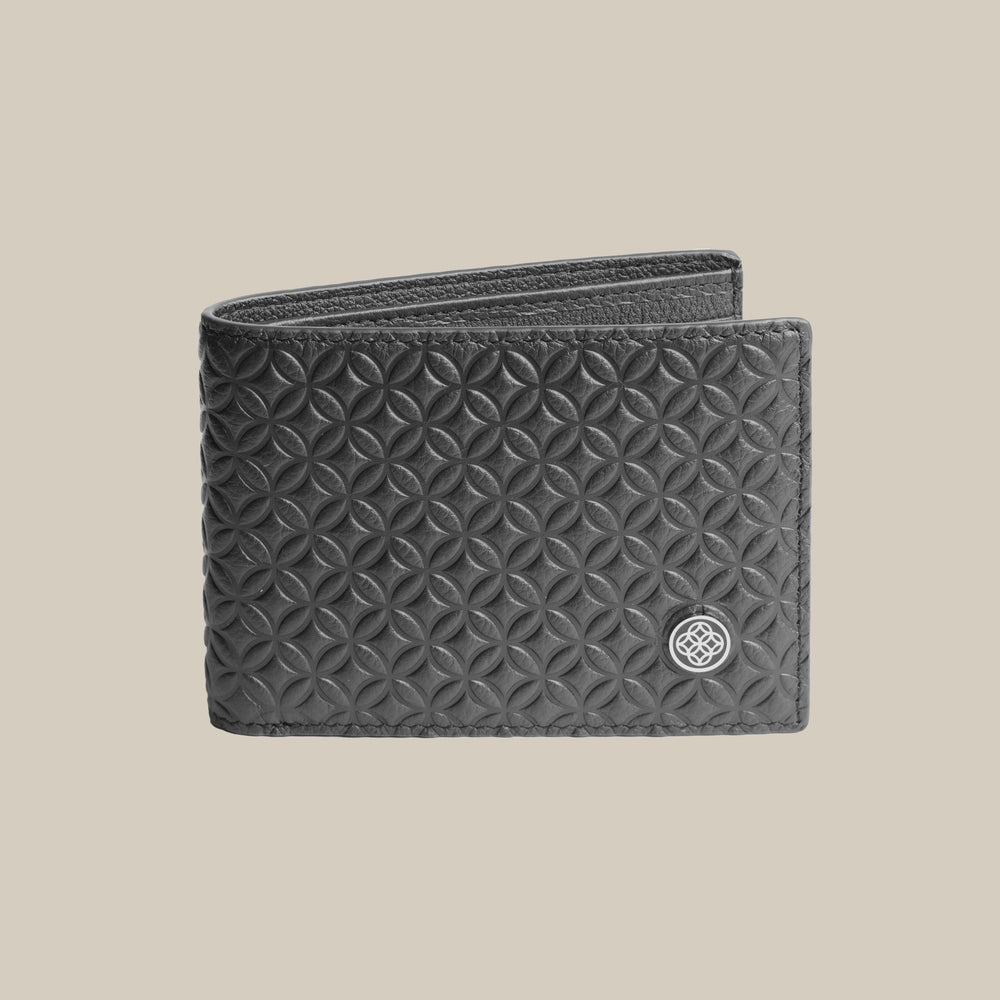 The Classic Code Monogram Slim Billfold Leather Wallet