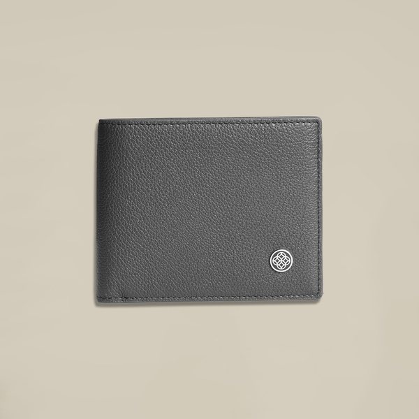 The Classic Code Pebbled Billfold Leather Wallet