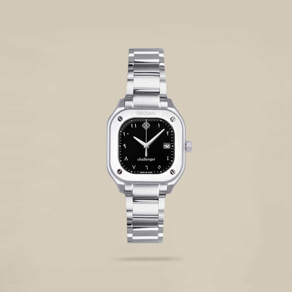 Challenger (M) Arabic No. 36m Stainless Watch