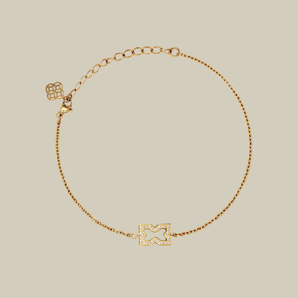 Love Crossroads Crystal Bracelet