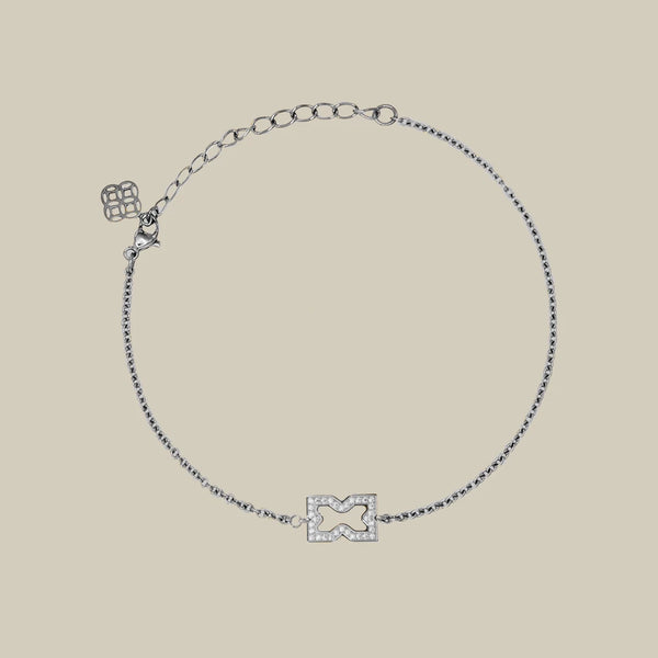 Love Crossroads Crystal Bracelet