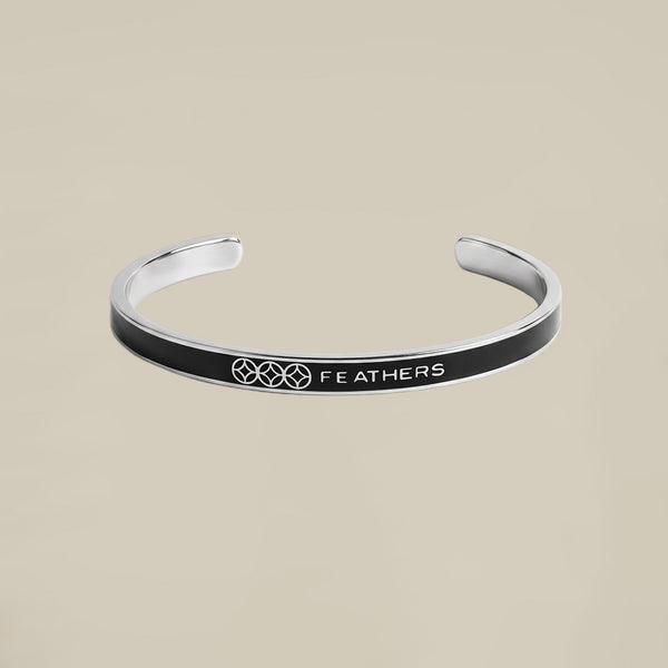 Black 3 Circle Bangle