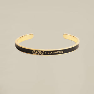 Black 3 Circle Bangle