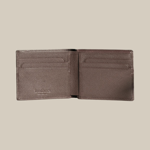 The Classic Code Monogram Slim Billfold Leather Wallet