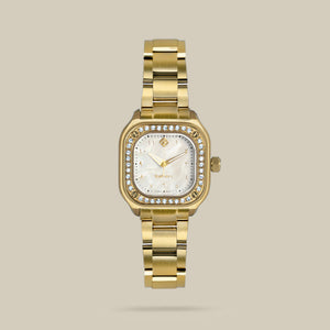 ساعة تشالنجر (W) بأرقام عربية وفولاذ مقاوم للصدأ