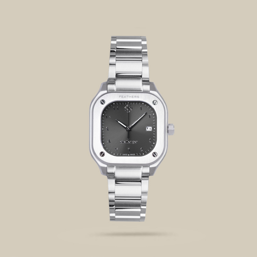Challenger (M) Arabic Numbers Stainless Steel Watch