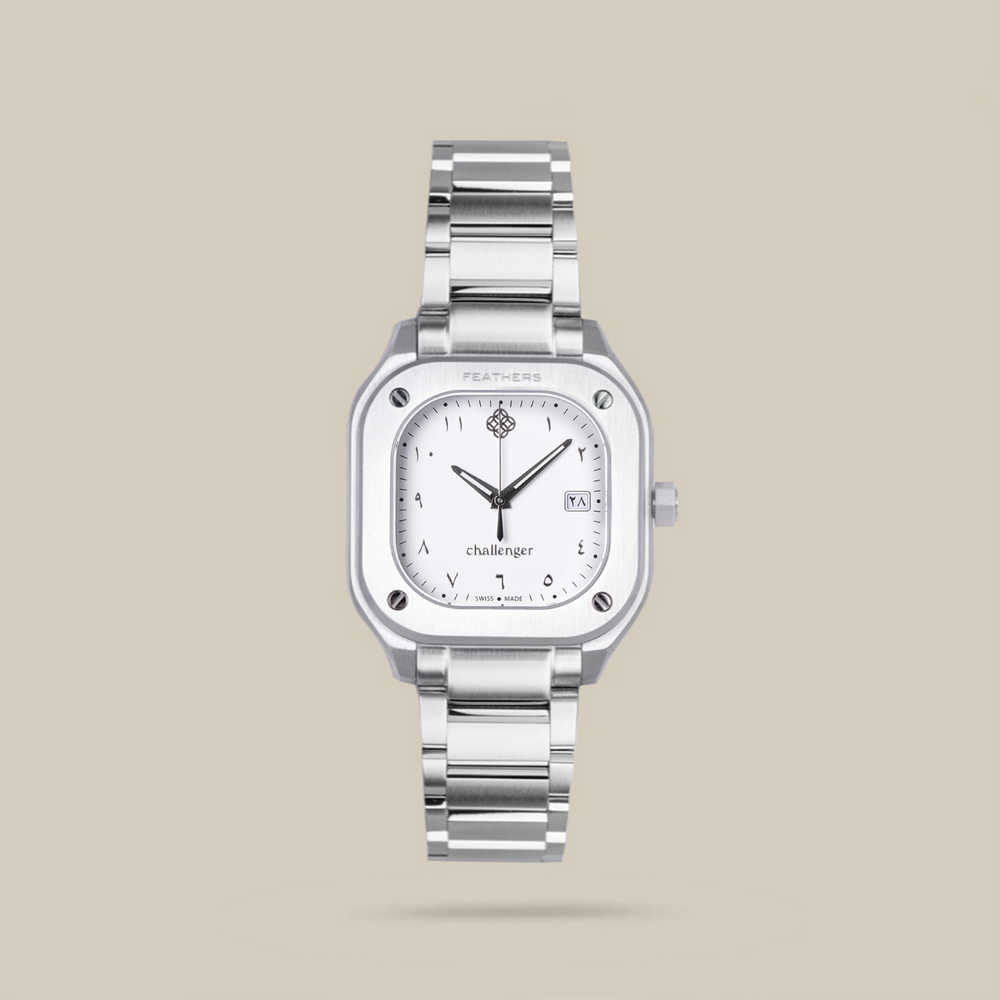 Challenger (M) Arabic Numbers Stainless Steel Watch