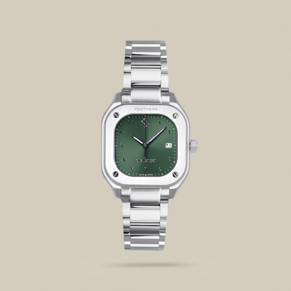 Challenger (M) Arabic Numbers Stainless Steel Watch