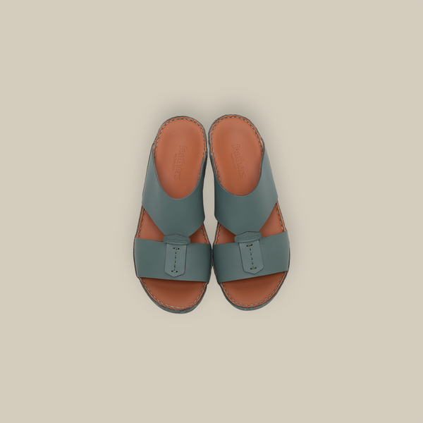 Sealed Leather Buckle Sandal
