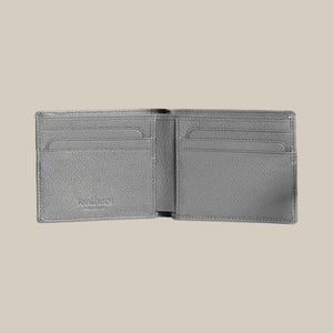The Classic Code Pebbled Slim Billfold Leather Wallet
