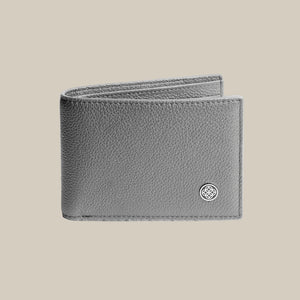 The Classic Code Pebbled Slim Billfold Leather Wallet