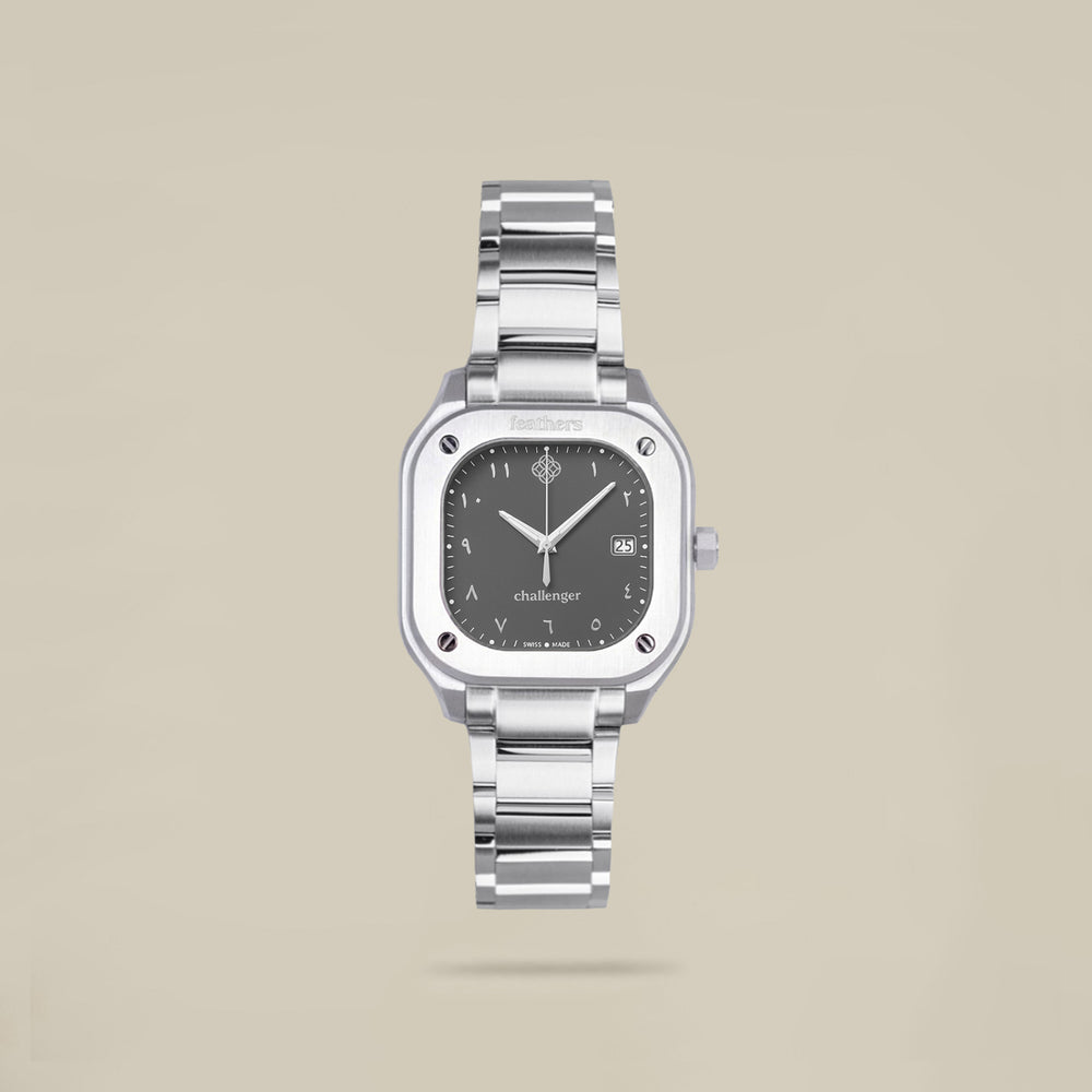 Challenger (M) Arabic No. 36m Stainless Watch