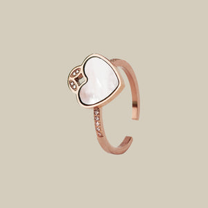 Coeur W Crystal Ring
