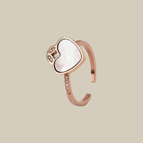 Coeur W Crystal Ring
