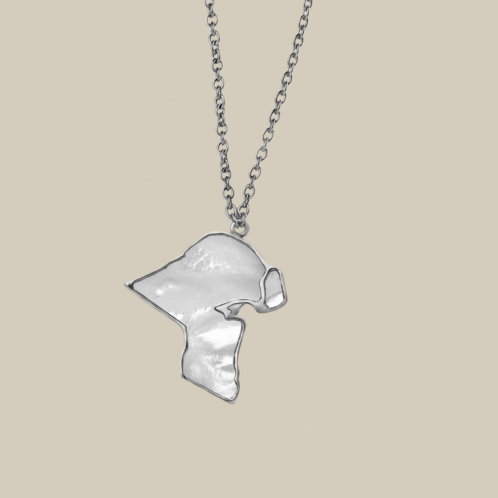 Kuwait Map Car Pendant