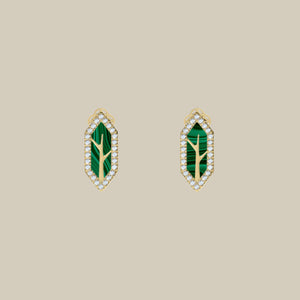 Le Jardin W Crystal Earrings