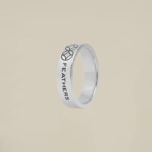 3 Circles Pattern Silver Ring