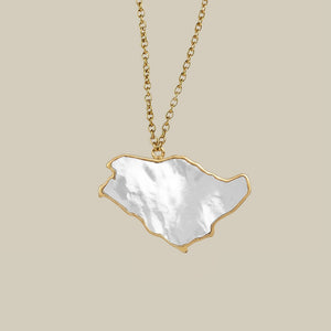 Saudi Map Car Pendant