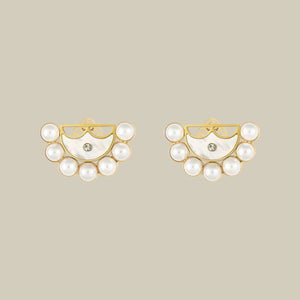 Shenaf W Pearl Earrings