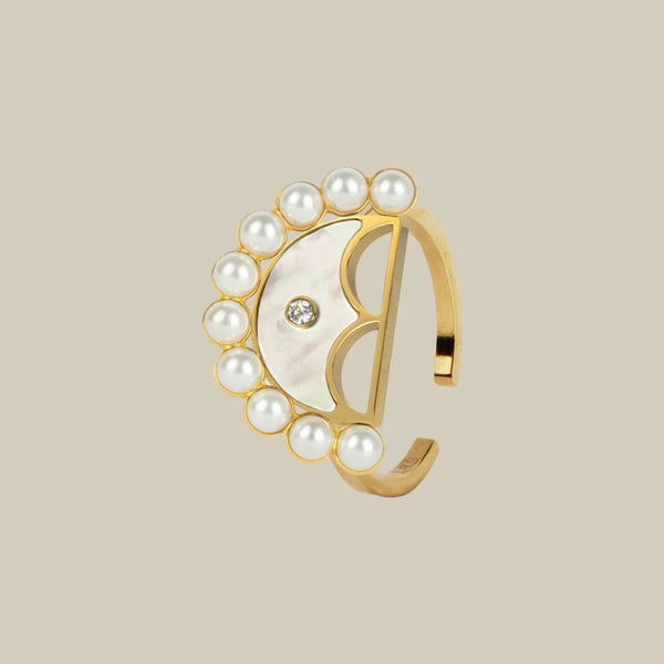 Shenaf W Pearl Ring
