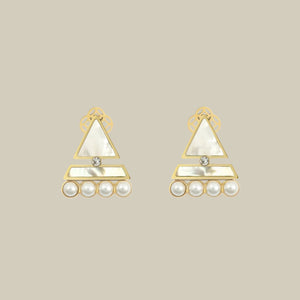 Shera'a W Pearl Earrings