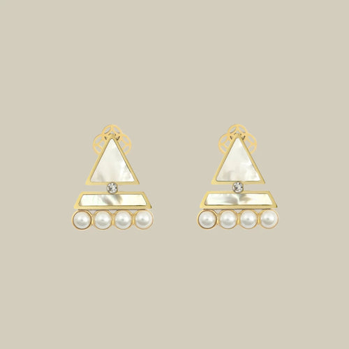 Shera'a W Pearl Earrings