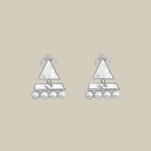 Shera'a W Pearl Earrings