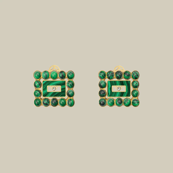 Tabla W Pearl Earrings