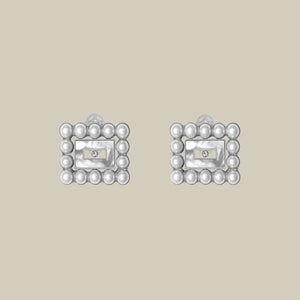 Tabla W Pearl Earrings