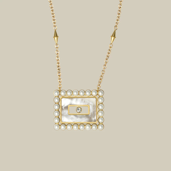 Tabla W Pearl Pendant