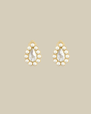 Dama'ah W Pearl Earrings