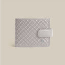 The Code Monogram Billfold ID Window Leather Wallet