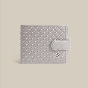 The Code Monogram Billfold ID Window Leather Wallet