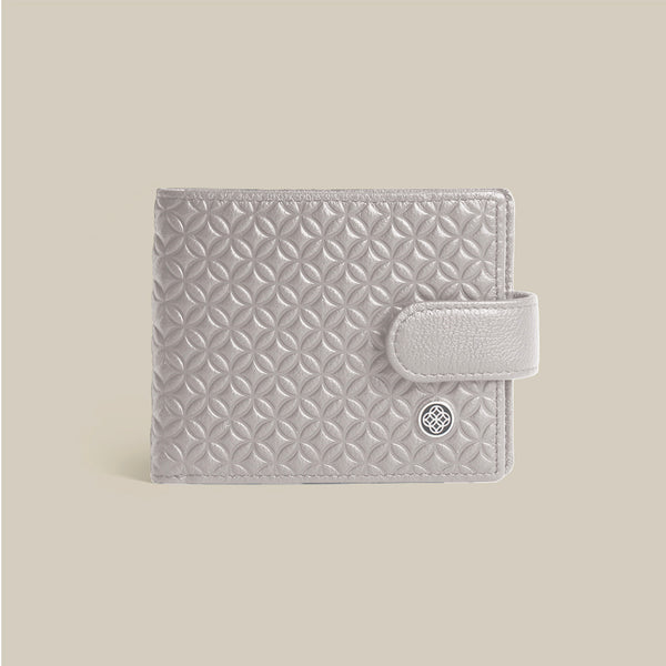 The Code Monogram Billfold ID Window Leather Wallet