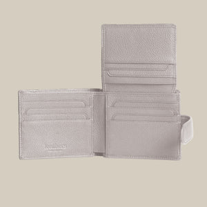 The Code Pebbled Billfold ID Window Leather Wallet