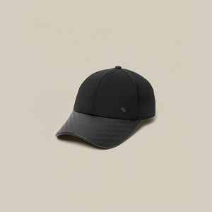 The Code Visor Cap Monogram And Logo-embroidered