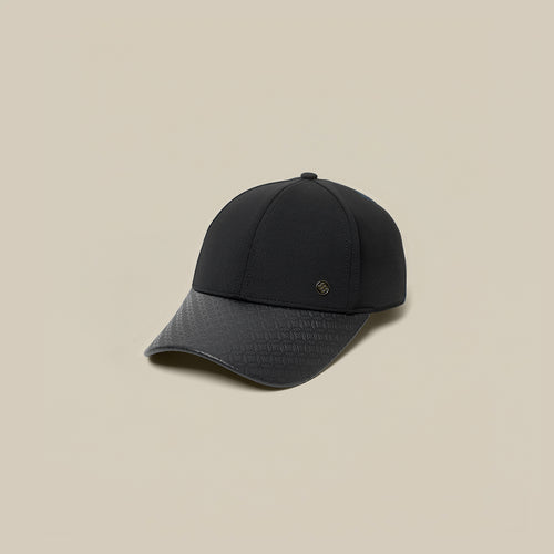 The Code Visor Cap Monogram And Logo-embroidered