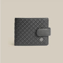 The Code Monogram Billfold ID Window Leather Wallet
