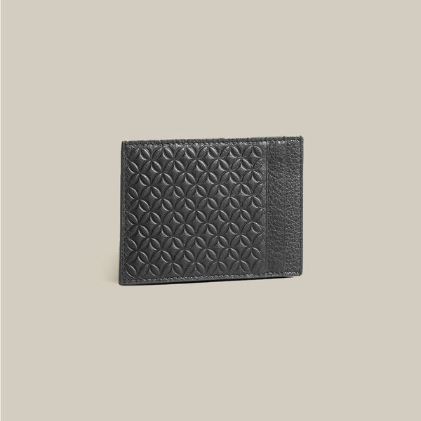 The Modern Code Monogram Side-Button Card Holder