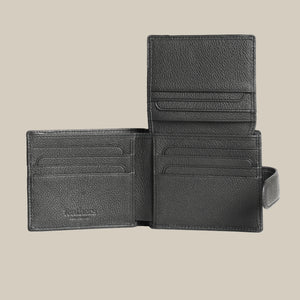The Code Monogram Billfold ID Window Leather Wallet